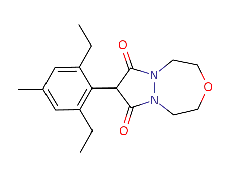 8-(2,6-Diethyl-4-methylphenyl)tetrahydropyrazolo(1,2-d)(1,4,5)oxadiazepine-7,9-dione