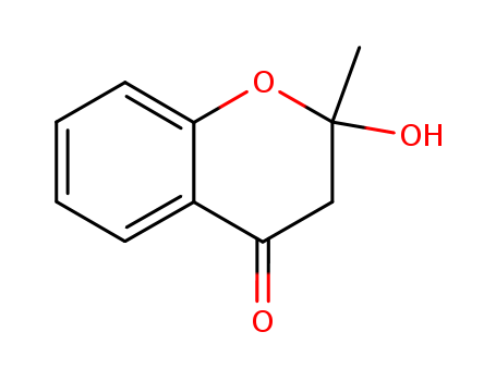 4H-1-Benzopyran-4-one, 2,3-dihydro-2-hydroxy-2-methyl-