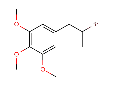 Molecular Structure of 121637-68-1 (1-(3,4,5-trimethoxyphenyl)-2-bromopropane)
