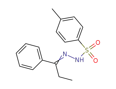 Molecular Structure of 17336-66-2 (1-PROPIOPHENONE TOSYLHYDRAZONE  97)