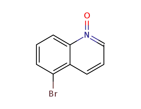 Molecular Structure of 846038-45-7 (Quinoline, 5-bromo-, 1-oxide)