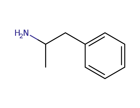 Molecular Structure of 60-15-1 (alpha-methylphenethylamine)
