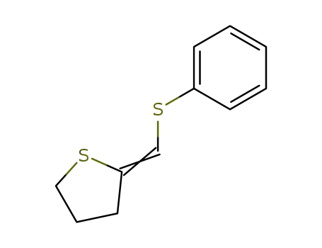 2-[1-Phenylsulfanyl-meth-(Z)-ylidene]-tetrahydro-thiophene