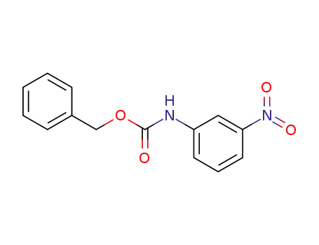 Molecular Structure of 53821-16-2 (Carbamic acid, (3-nitrophenyl)-, phenylmethyl ester (9CI))