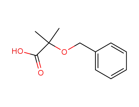 Molecular Structure of 87122-87-0 (2-(benzyloxy)-2-Methylpropanoic acid)