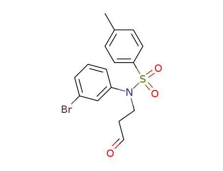 <i>N</i>-(3-bromo-phenyl)-4-methyl-<i>N</i>-(3-oxo-propyl)-benzenesulfonamide