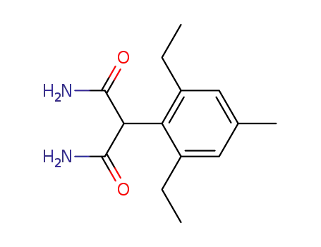 Molecular Structure of 314020-40-1 (2-(2,6-diethyl-4-methyl-phenyl)propanediamide)