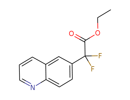 Ethyl 2,2-difluoro-2-(quinolin-6-yl)acetate cas  943541-40-0