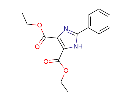 Molecular Structure of 5670-94-0 (diethyl 2-phenyl-1H-imidazole-4,5-dicarboxylate)