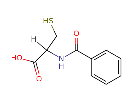 Molecular Structure of 7218-05-5 (Cysteine, N-benzoyl-)
