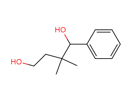 Molecular Structure of 136175-39-8 (2,2-dimethyl-1-phenylbutane-1,4-diol)