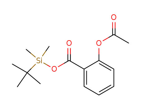 Molecular Structure of 129512-44-3 (tert-butyldimethylsilyl 2-acetoxybenzoate)