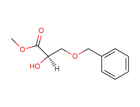 Molecular Structure of 209907-54-0 (Methyl 3-O-Benzyl-D-glycerate)