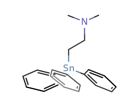 Molecular Structure of 42393-67-9 (Ethanamine, N,N-dimethyl-2-(triphenylstannyl)-)