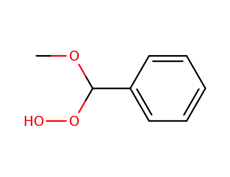 Molecular Structure of 10027-71-1 (Hydroperoxide, methoxyphenylmethyl)