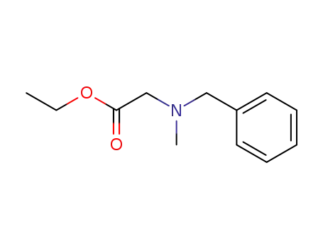 Molecular Structure of 62004-76-6 (Glycine, N-methyl-N-(phenylmethyl)-, ethyl ester)