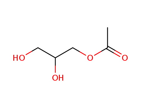 Molecular Structure of 93713-40-7 (Glycerin-monoacetat)