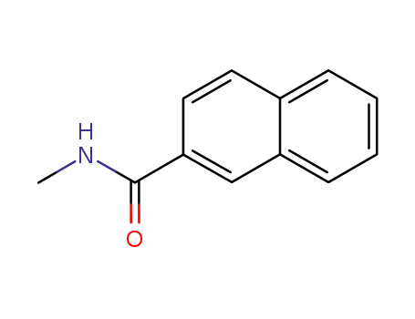 Molecular Structure of 3815-22-3 (N-methylnaphthalene-2-carboxamide)