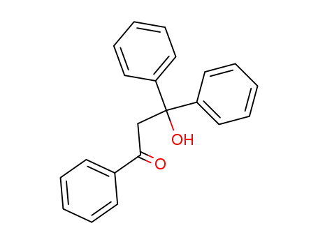 Molecular Structure of 6624-02-8 (3-hydroxy-1,3,3-triphenyl-propan-1-one)