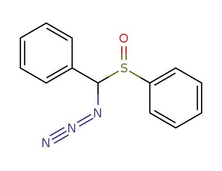 Molecular Structure of 70891-88-2 (1-[phenyl(phenylsulfinyl)methyl]triaza-1,2-dien-2-ium)