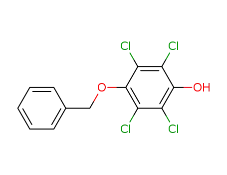Molecular Structure of 17811-54-0 (Phenol, 2,3,5,6-tetrachloro-4-(phenylmethoxy)-)