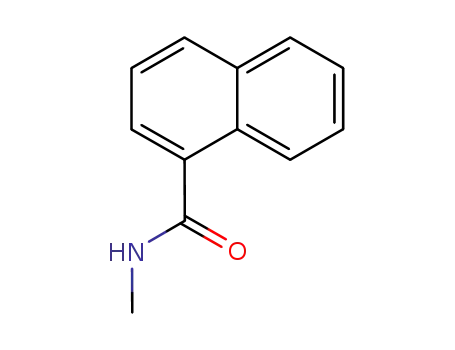 Molecular Structure of 3400-33-7 (N-Methyl-1-naphthamide)