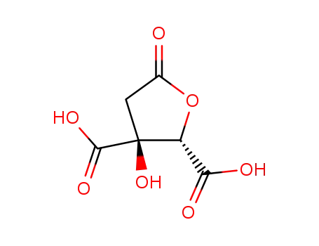 Molecular Structure of 27750-13-6 (HYDROXYCITRIC ACID LACTONE, (-)-(P))