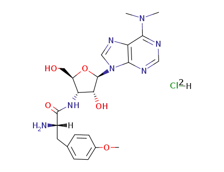 Molecular Structure of 58-58-2 (PUROMYCIN DIHYDROCHLORIDE)