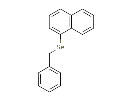 Naphthalene, 1-[(phenylmethyl)seleno]-