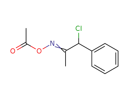 acetoximino-2 chloro-1 phenyl-1 propane