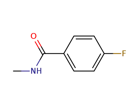 Molecular Structure of 701-49-5 (4-Fluoro-n-methylbenzamide)