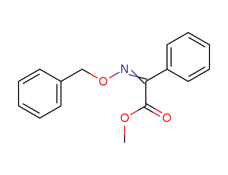 Molecular Structure of 120226-05-3 (O-benzyloxime of phenolglyoxalic acid methyl ester)