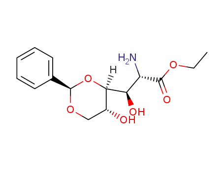 ethyl 2-amino-4,6-O-benzylidene-2-deoxy-D-gluconate