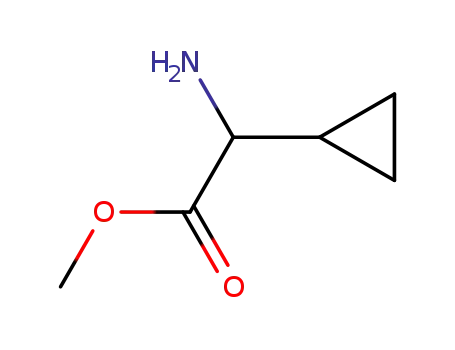 Molecular Structure of 768356-83-8 (Amino-cyclopropyl-acetic acid methyl ester)