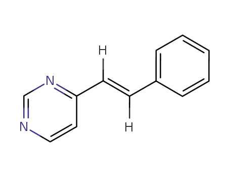 4-trans-styrylpyrimidine