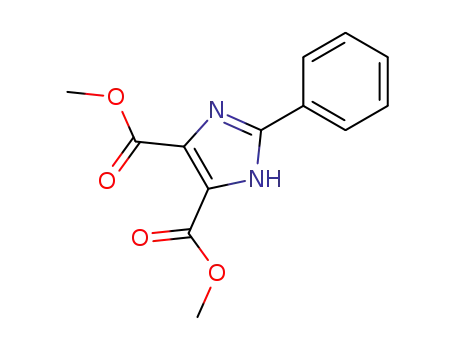 Molecular Structure of 52122-98-2 (1H-Imidazole-4,5-dicarboxylic acid, 2-phenyl-, 4,5-dimethyl ester)