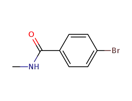 Molecular Structure of 27466-83-7 (4-Bromo-N-methylbenzamide 98%)