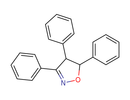 Isoxazole, 4,5-dihydro-3,4,5-triphenyl- CAS No  14659-67-7