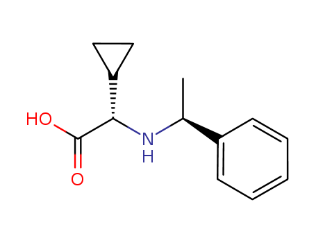 (2S,1'S)-2-CYCLOPROPYL-2-(1-PHENYLETHYLAMINO)ACETIC ACIDCAS