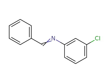 Molecular Structure of 7519-65-5 (3-Chloro-N-benzylideneaniline)