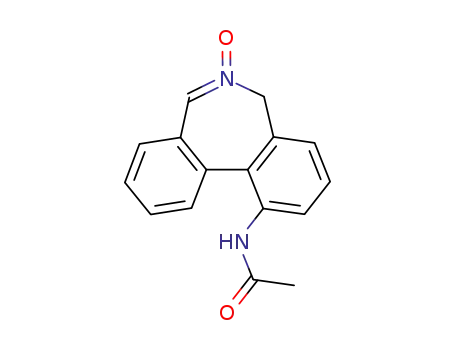Molecular Structure of 83081-01-0 (1-Acetamido-5H-dibenz<c,e>azepin-N-oxid)