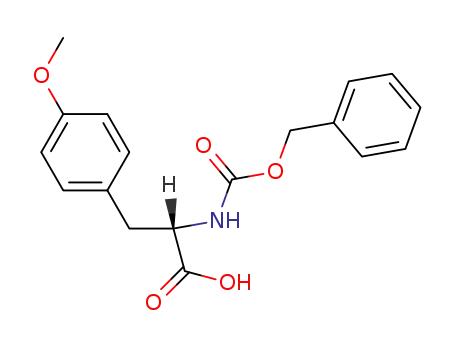 Molecular Structure of 17554-34-6 (Cbz-4-Methoxy-L-Phenylalanine)