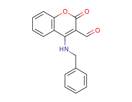 4-(BENZYLAMINO)-2-OXO-2H-CHROMENE-3-CARBALDEHYDE