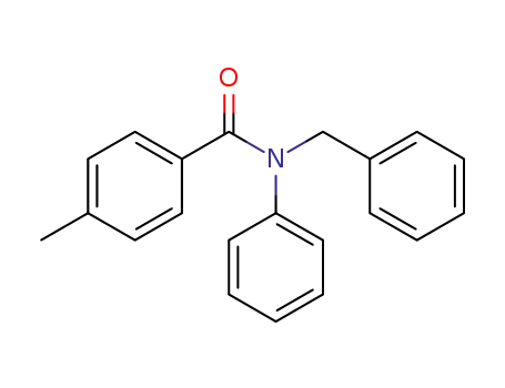 Molecular Structure of 302949-32-2 (N-Benzyl-N-phenyl-4-MethylbenzaMide, 97%)