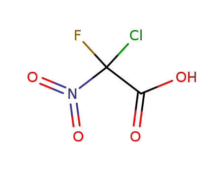 Molecular Structure of 813-40-1 (chlorofluoronitroacetic acid)
