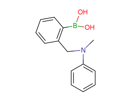 Boronicacid, [2-[(methylphenylamino)methyl]phenyl]- (9CI)