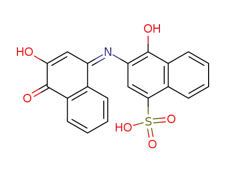 1-Naphthalenesulfonic acid,
4-hydroxy-3-[(3-hydroxy-4-oxo-1(4H)-naphthalenylidene)amino]-
