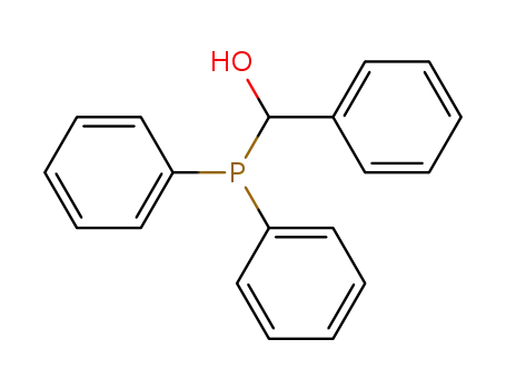 Molecular Structure of 53772-42-2 (Benzenemethanol, a-(diphenylphosphino)-)