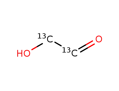 Molecular Structure of 478529-67-8 ([2-13C]GLYCOLALDEHYDE)
