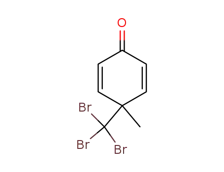 Molecular Structure of 10087-24-8 (4-methyl-4-tribromomethylcyclohexa-2,5-dien-1-one)